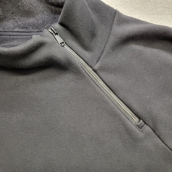 Athleta Pullover Women's Large Tall Cozy Karma Asymmetrical Black Wrap Studio - Picture 8 of 13